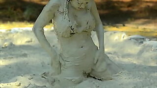 nude girl sex in deep mud