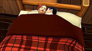 mom and son sleeping night hotel bedroom
