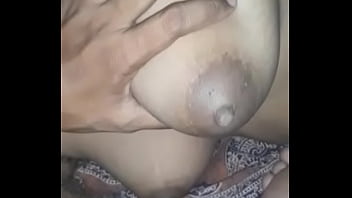 nude breast sucking by man
