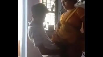 thief having a sex with owner of houe