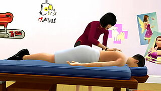step mom give a massage to son