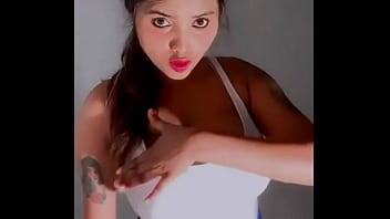 in video call girl showing her boobs