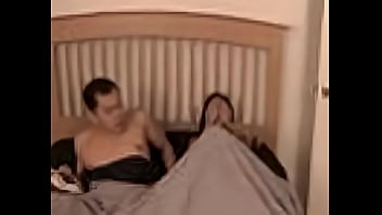 russian stepmother with son while dad is sleeping dad is sleeping next