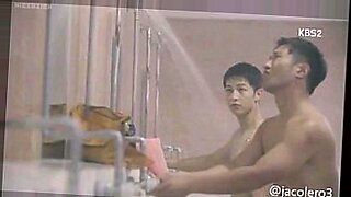 chubby korean girl masturbates in shower