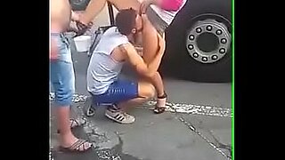 drunk girl tricked strip