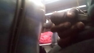 girls ass touch cock on public bus
