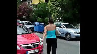poor man in road fuck by girl