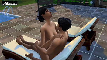 stepmom and son licking