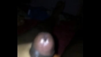 shemale withbigcock masturbating and cum in own mouth