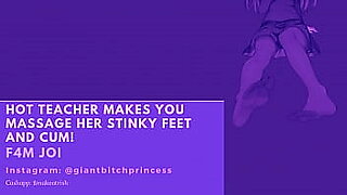 slave cum feet