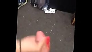 woman touch dick bus train