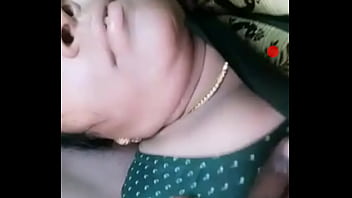 sucking boobs by herself