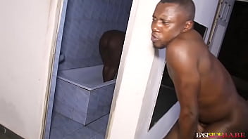 sons friend enters bathroom when mom is in shower