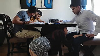 busty student fucked hard by teacher on table