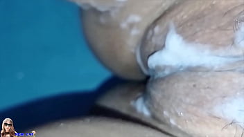 50 years old ebony hairy granny gets pussy fucked at ro90and creampied