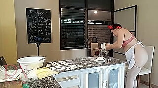 candi annie quickie fuck in the kitchen