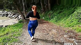 curly brunette fucked in the woods